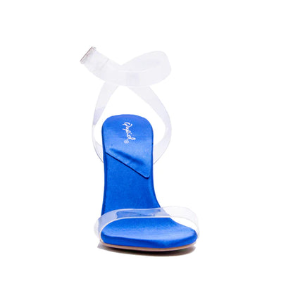 Fellow Royal Blue Clear Heel